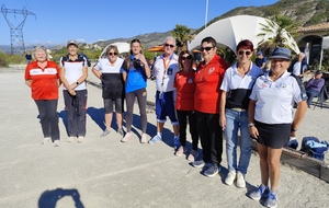 Les finalistes des 2 concours de la Coupe du District Féminines en Simple 2025