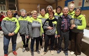 L'équipe de du Club Bouliste de La Saulce