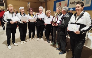 L'équipe Gap 1, Championne du District Bouliste 04-05