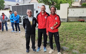 Jérôme AUROUX et Eric MASSE (St Bonnet), finalistes M3
