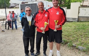 Franck AMBLARD et David ESCALLIER (St Bonnet), vainqueurs M3