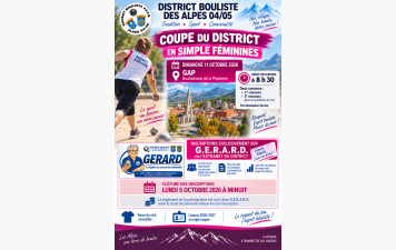 COUPE DU DISTRICTE DU DISTRICT SIMPLE FEMININ