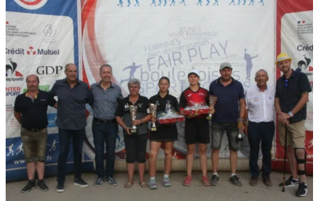 Néphélie COMBE (BF Caturige)  Vainqueur Coupe de France F18 2025 (Photo P Deymonnaz)