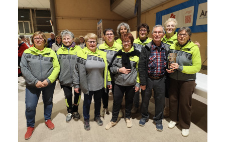 L'équipe de du Club Bouliste de La Saulce